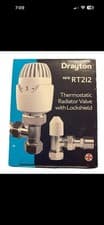 Image of 10x Drayton RT212 Thermostatic Radiator Valve 15mm Angled TRV new in boxes
