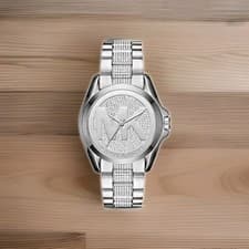 Image of MICHAEL KORS BRADSHAW WOMENS WATCH MK6486 SILVER
