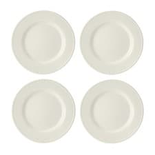 Image of Mikasa Cranborne Stoneware Side Plates Set Of 4 21cm Cream