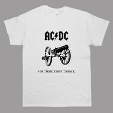 Image of AC/DC for those about to rock New T-SHIRT sizes S M L XL XXL