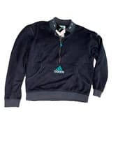 Image of Adidas Equipment EQT Men’s US S Golf Sweatshirt Half Zip Pullover $220 Green