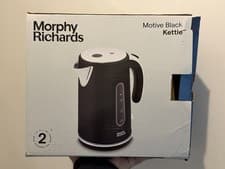 Image of Morphy Richards 1.7L Motive Black Jug Kettle, Rapid Boil 102801