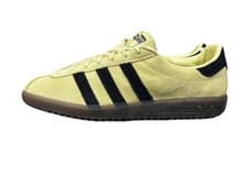 Image of adidas Originals Bermuda Women's Suede Trainers Yellow Black Size. UK. 6