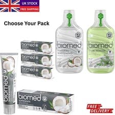 Image of Biomed Superwhite Toothpaste & Natural Mouthwash Range – Whitening & Gum Care
