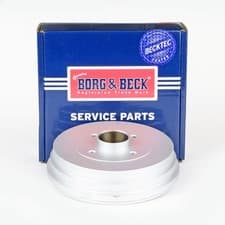 Image of 2x Brake Drums (Pair) Rear BBR7277 Borg & Beck 43206AX650 432021782R 8200276843