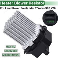 Image of Heater Blower Resistor for Land Rover Freelander 2 L359, Volvo S80 V70 XC60 XC70