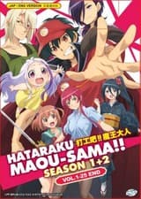 Image of DVD Anime The Devil Is A Part Timer! Season 1+2 TV Series (1-25 End) English Dub