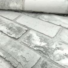 Image of Fine Decor/Debona Rustic Brick & Slate Effect Pannel Wallpaper 10m 14 Colours