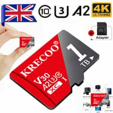 Image of MICRO SD MEMORY CARD CLASS HIGH SPEED TF FLASH 2TB 1TB 512GB 256GB 128GB 64GB UK