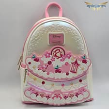 Image of Loungefly Disney Mulan Cake Iridescent Mini Backpack New