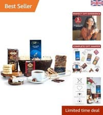 Image of Luxury Afternoon Tea Hamper for 2: Sweet Treats, Shortbread & Chocolates