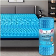 Image of 7-Zone Orthopedic Memory Foam 6cm thick Mattress Topper Pressure Relief Bed Pad