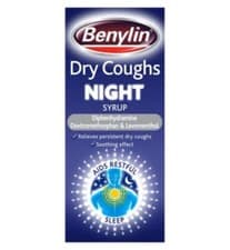 Image of Benylin Dry Cough Night Syrup 150ml | Relieves Persistent Dry Coughs | Soothing