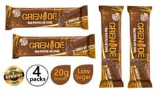 Image of 4x Grenade Carb Killa High Protein 20g Low Sugar Chocolate Bar Fudged Up 60g