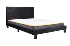 Image of Berlin Fabric Black Crushed Velvet Bed Frame 3FT Single , Double 4ft 6inch,
