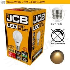 Image of LED GLS Bulb 6w=40w/8.2W=60W/15W=100 WATT BC B22 ES E27 Warm Cool White Daylight