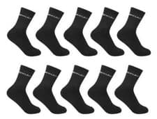 Image of NEW Donnay 10-Pack Men’s Crew Sports Socks | Cotton Rich | Size 7–11