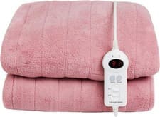 Image of Russell Hobbs RHHT1004PNK Electric Blanket Heated Microfleece Throw Digital Pink