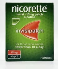 Image of Nicorette Step 2 Invisi 15 mg 7 Patches