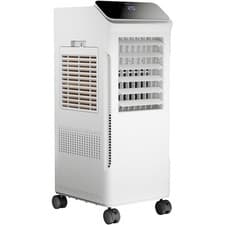 Image of Princess Air Cooler Smart Hybrid White Touch LED Display Oscillating Timer 5L