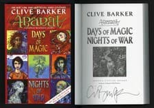 Image of Clive Barker SIGNED AUTOGRAPHED Abarat Days of Magic Nights of War ARC Proof