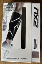 Image of 2XU Compression Calf Guards XL Black Unisex