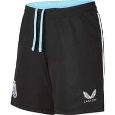 Image of Castore Newcastle United Home Junior Football Shorts Kids Moisture Wicking Short