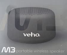 Image of VEHO M3 BLUETOOTH WIRELESS SPEAKER PORTABLE TWS 3.5MM WIRE BLACK - VSS-303-M3-B