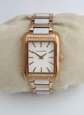 Image of ACCURIST WATCH LONDON WOMENS 8365S GOLD STAINLESS STEEL CERAMIC CRYSTALS GENUINE