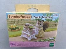 Image of SYLVANIAN FAMILIES DOUBLE PUSHCHAIR NEW TOY