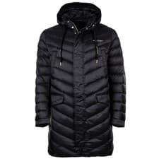 Image of A|X ARMANI EXCHANGE Men's Down Coat - Quilted Jacket, Zipper, Hood,...
