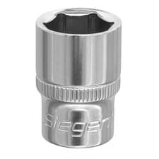 Image of Sealey 3/8"Sq Drive Socket 14mm WallDrive Chrome Standard Length S0581