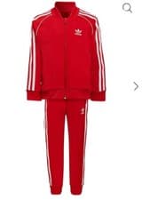 Image of Full red adidas SST tracksuit Junior brand new 100% authentic!