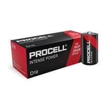 Image of Duracell Procell D Battery Intense Industrial Alkaline Batteries LR20 Far Expiry