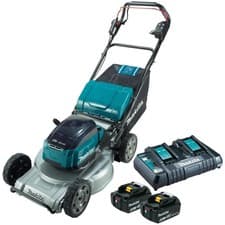 Image of Makita DLM533PG2 18Vx2 (36V) Self-Propelled Aluminium Deck 53cm Lawn Mower