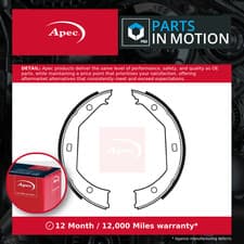 Image of Handbrake Shoes Set fits BMW 330D 3.0D 99 to 13 Parking 34212213311 34411163988