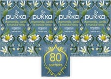 Image of Pukka - Chamomile, Vanilla & Manuka Honey Tea - 4 Packs of 20 Sachets