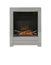 Image of Be Modern Ekon 2kW Chrome effect Inset Electric Fire (H)565mm (W)410mm (D)140mm