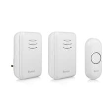 Image of Byron White Wireless Battery & mains-powered Door chime kit DBY-22314UK 150M BNI