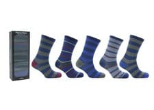 Image of Mens Premium 5 Pairs Socks Gift Box Set – Everyday Socks | UK 6-11 | EUR 39-46