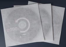 Image of 25 Fabric Inners: Non-woven Anti-Scratch Cloth Inner Sleeve for CD, DVD, BD, UHD