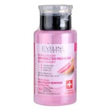 Image of Eveline Nail Polish Remover 3 In 1 Acetone Free Vitamins A E F Argan Oil 190ml