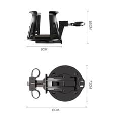 Image of Customizable Car Cup Holder for All Types of Beverages and Small Items