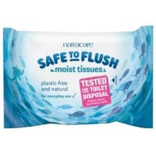 Image of Natracare Safe to Flush Moist Tissues 30s (Pack of 6)