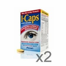 Image of 60 ICaps Tablets One Day supplements 2 Months supply i caps i-caps Alcon