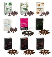 Image of STAMFORD Incense Cones Angel Black White Premium Fragrance Insence Cones Cone