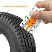 Image of Car Tyre Tread Depth Gauge 0-20mm Tire Wheel Measurement Indicator Tool