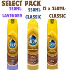 Image of Pledge Expert Care Wood Polish Aerosol Classic 250 ml