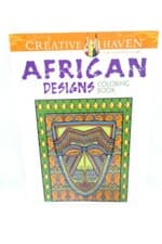 Image of Creative Haven African Designs Coloring Book by Marty Noble Designed for Adults