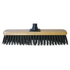 Image of Faithfull FAIBRPVC18R Black PVC Platform Broom Head 450mm (18in) Threaded Socket